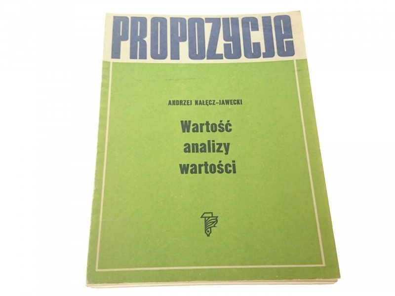 WARTOŚĆ ANALIZY WARTOŚCI - Nałęcz-Jawecki 1973
