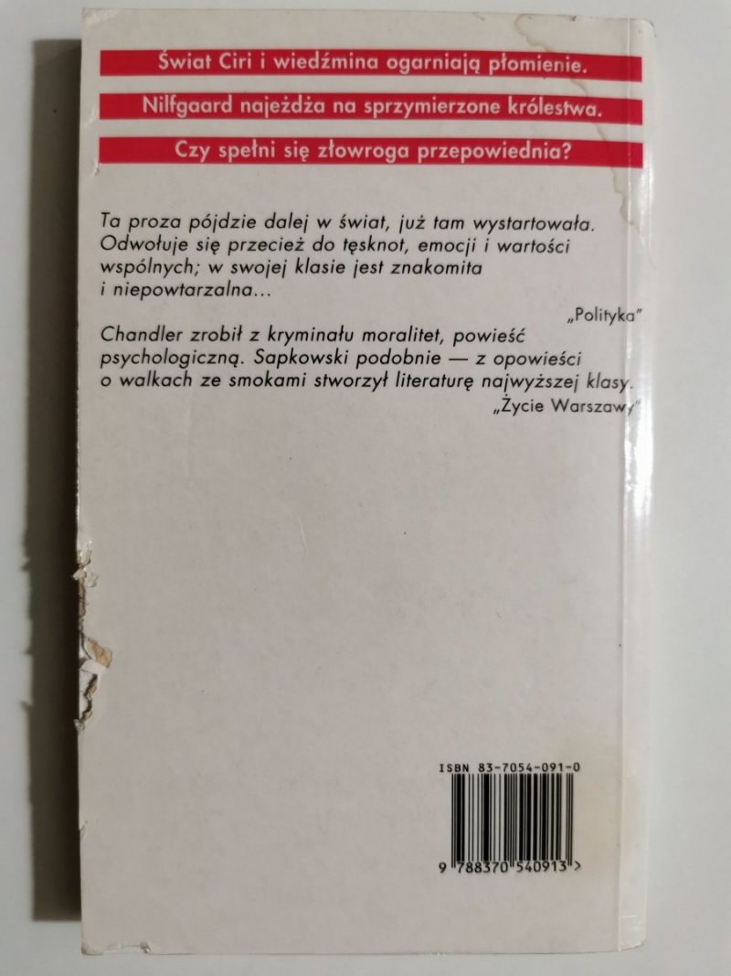 WIEDŹMIN. CZAS POGARDY - Andrzej Sapkowski