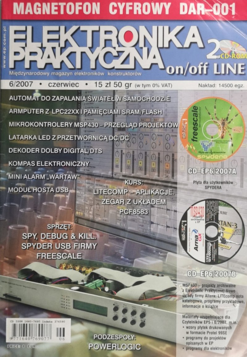 ELEKTRONIKA PRAKTYCZNA 6/2007 2xCD-ROM