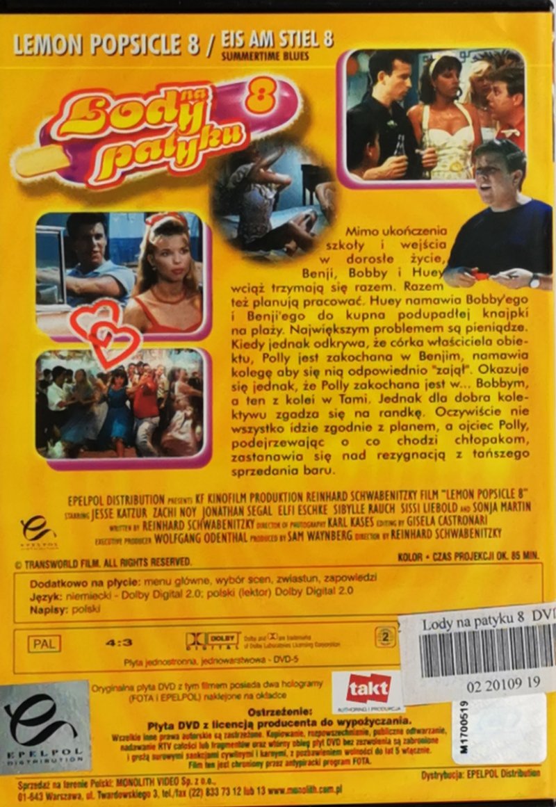 DVD. LODY NA PATYKU CZ. 8