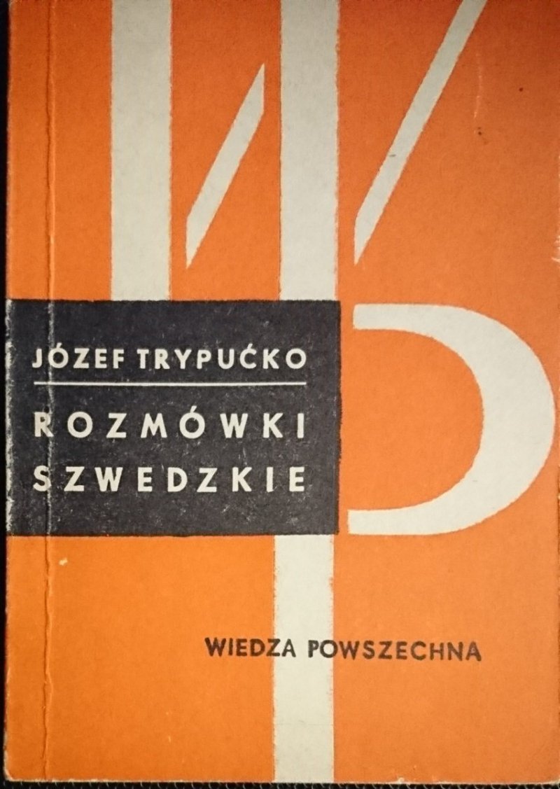 ROZMÓWKI SZWEDZKIE - Józef Trypućko 1965