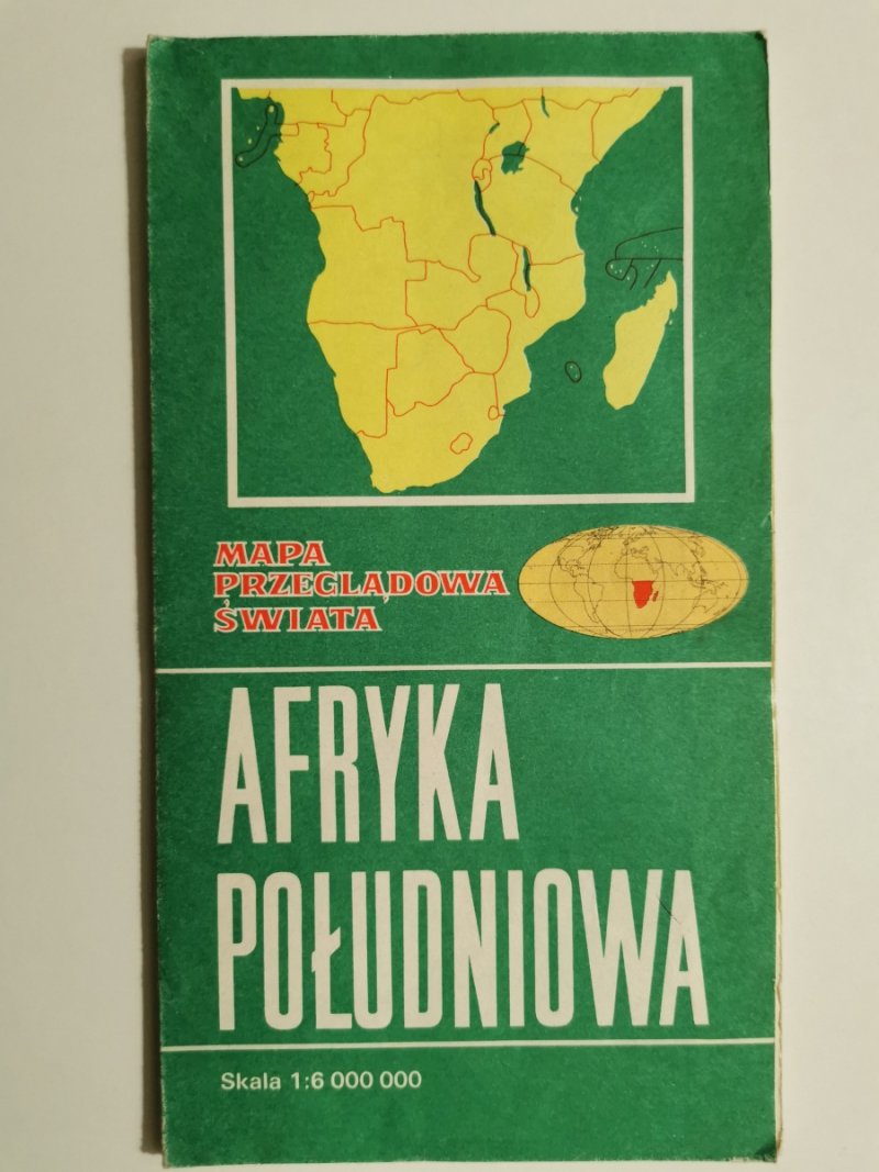 AFRYKA POŁUDNIOWA 1:6 000 000. 1983r