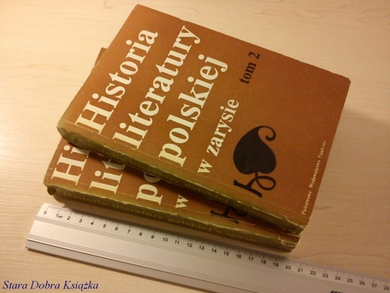 HISTORIA LITERATURY POLSKIEJ W ZARYSIE 2 TOMY