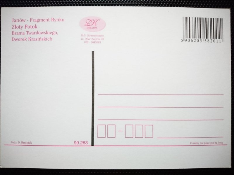 POZDROWIENIA Z JANOWA. TRZY UJĘCIA FOT. D. KMIOTEK