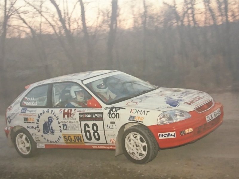 RAJD WRC 2005 ZDJĘCIE NUMER #073 HONDA CIVIC