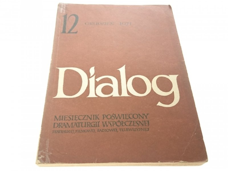 DIALOG 12 GRUDZIEŃ 1971