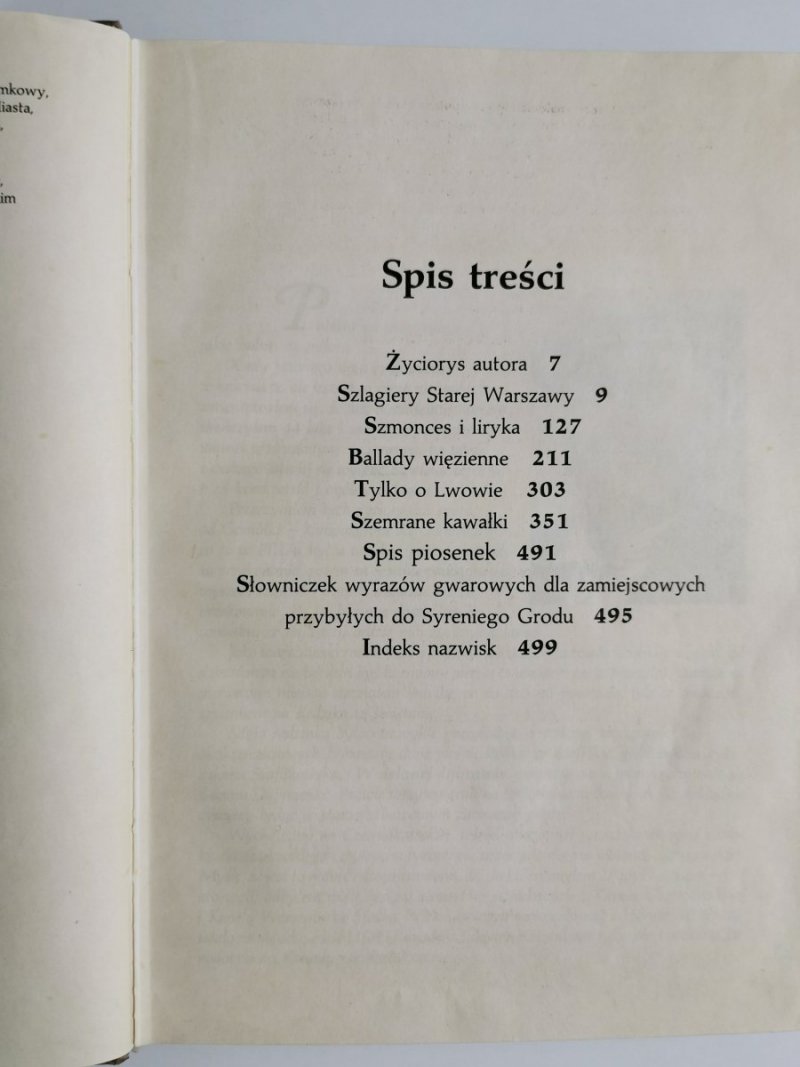 Szlagiery starej Warszawy Śpiewnik Andrusowski - Stanisław Wielanek 1994