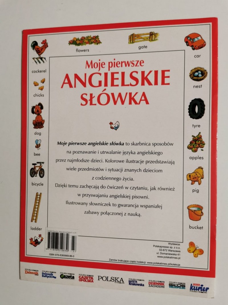 MOJE PIERWSZE ANGIELSKIE SŁÓWKA CZĘŚĆ 3 - Heather Amery 1997