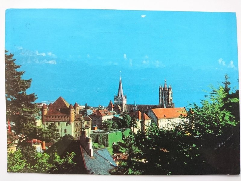 LAUSANNE, CATHEDRALE, CHATEAU ST-MAIRE ET LA SAVOIE