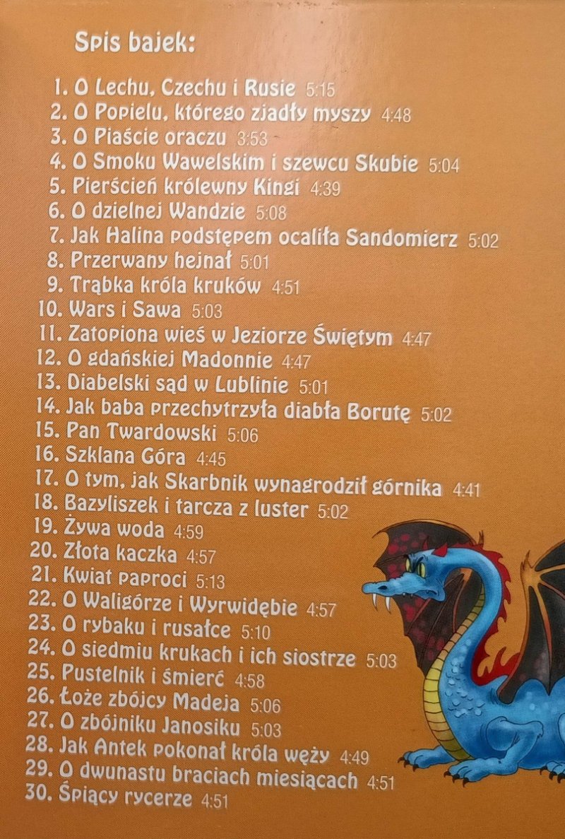 CD. KSIĘGA BAJEK POLSKICH. CZYTA WOJCIECH MALAJKAT