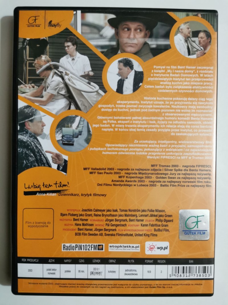 DVD. HISTORIE KUCHENNE. Bent Hamer