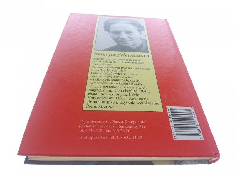 NIESPOKOJNE GODZINY - Irena Jurgielewiczowa 1999