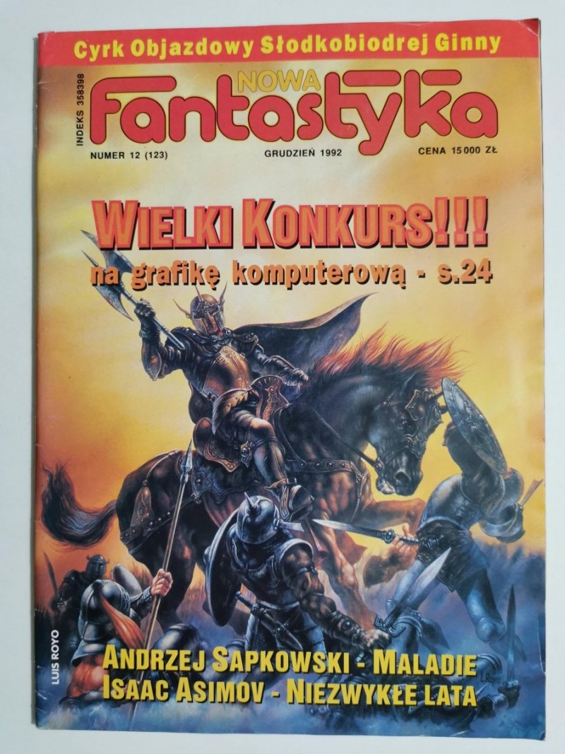 NOWA FANTASTYKA NUMER 12 (123) GRUDZIEŃ 1992