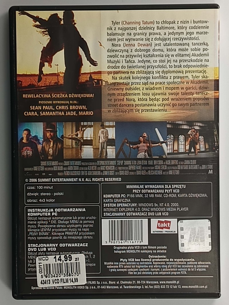 DVD. STEP UP TANIEC ZMYSŁÓW