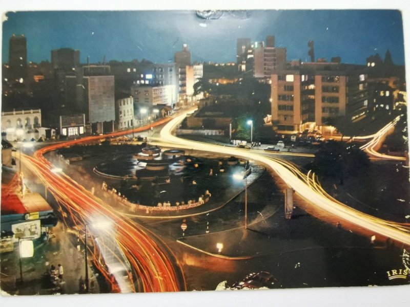 NIGERIA. TINUBU SQUARE, LAGOS AT NIGHT