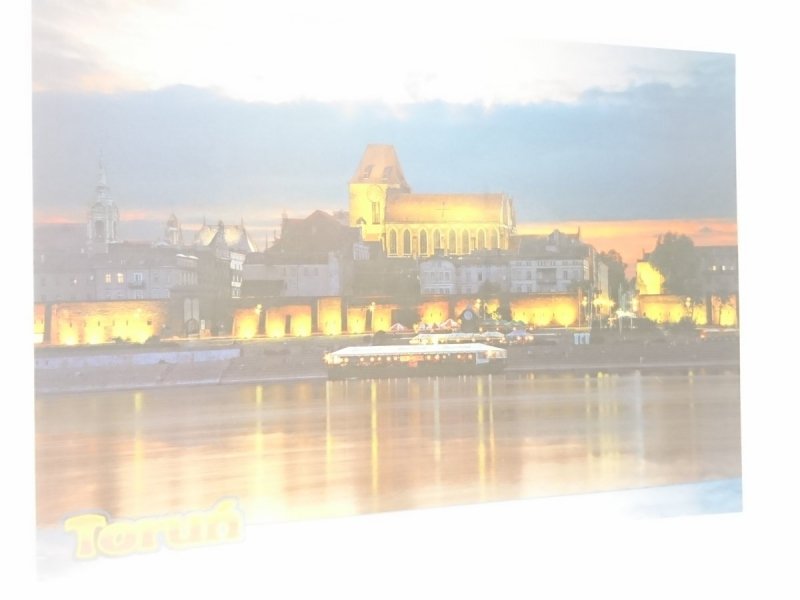 TORUŃ PANORAMA STAREGO MIASTA OD STRONY WISŁY