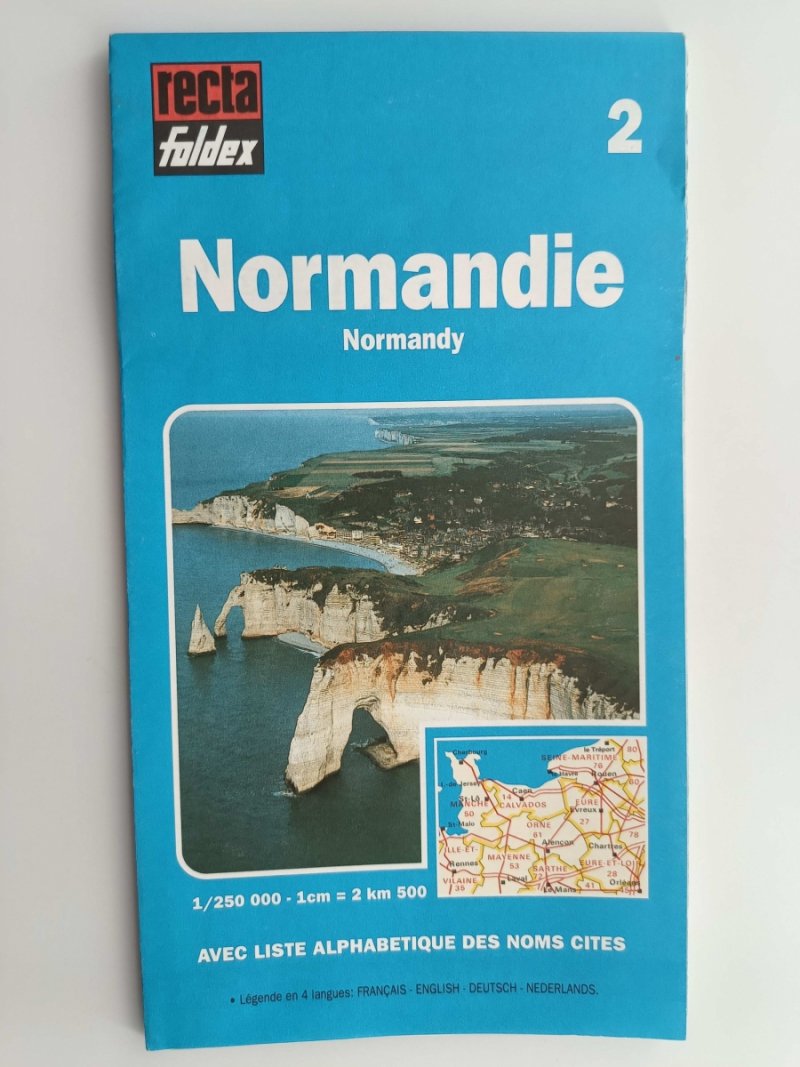NORMANDIE NORMANDY 2 1:250 000