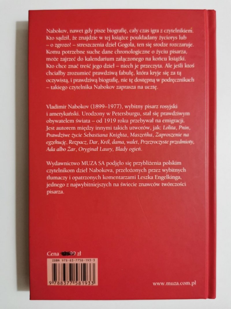NIKOŁAJ GOGOL - Vladimir Nabokov 2012