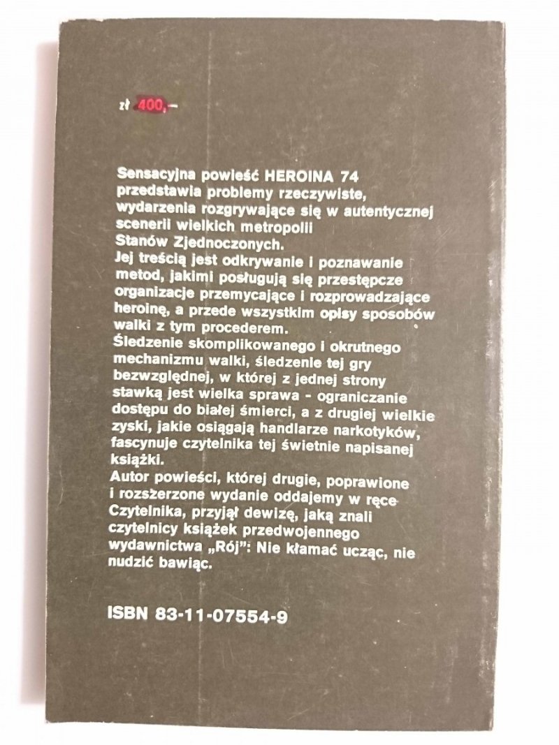 HEROINA 74 - Amadeo Vinsconsini 1988