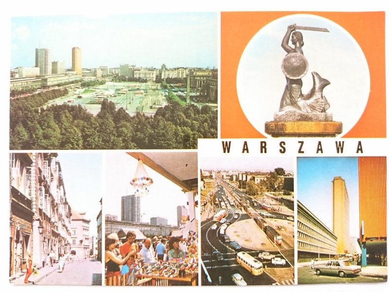 WARSZAWA. PLAC DEFILAD. POMNIK SYRENY NAD WISŁĄ FOT. J. JASTRZĘBSKI I INNI