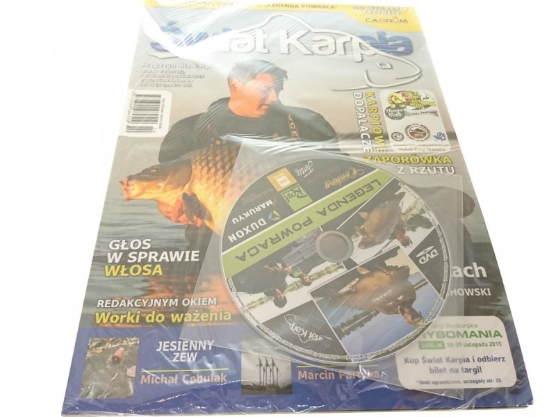 ŚWIAT KARPIA 4-2015 Z PŁYTĄ DVD