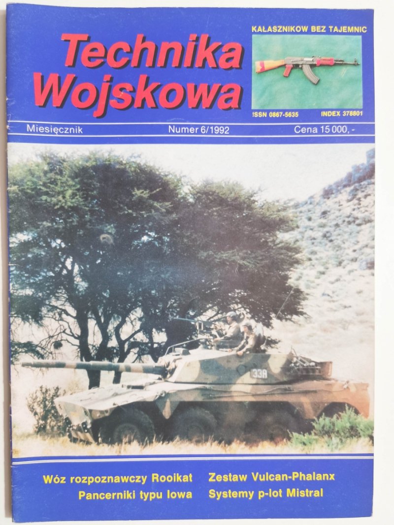 NOWA TECHNIKA WOJSKOWA. 6/1992