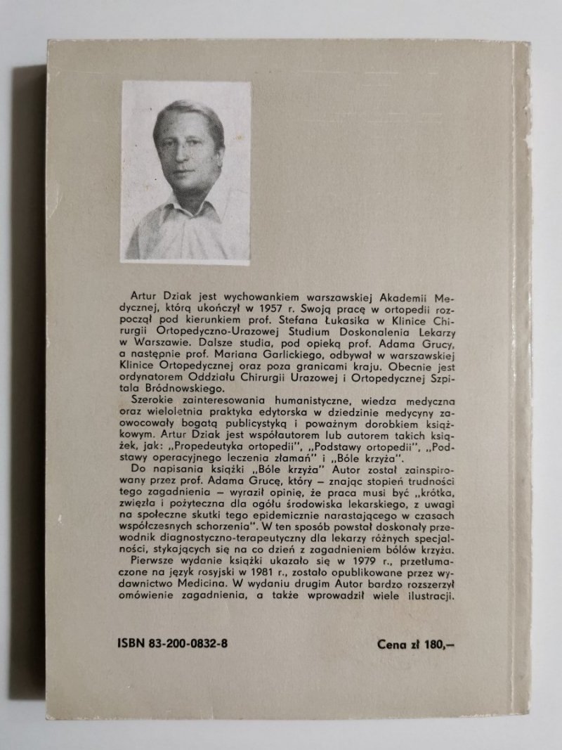 BÓLE KRZYŻA - Artur Dziak 