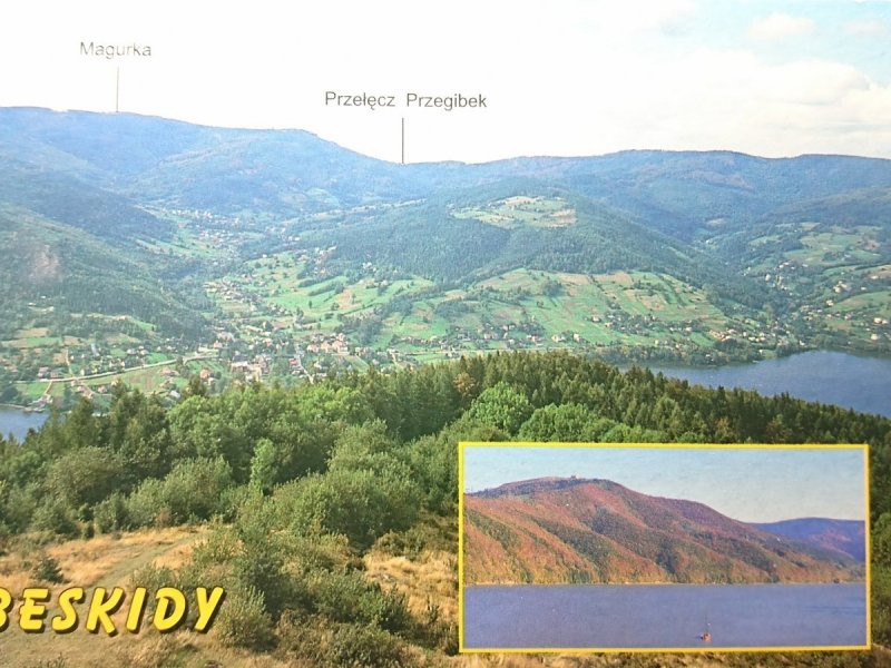 BESKIDY. WIDOK NA ŻAR, PANORAMA...FOT. SKWIERAWSKI