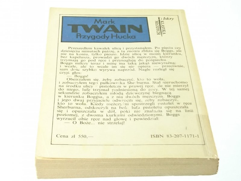 PRZYGODY HUCKA - Mark Twain 1988