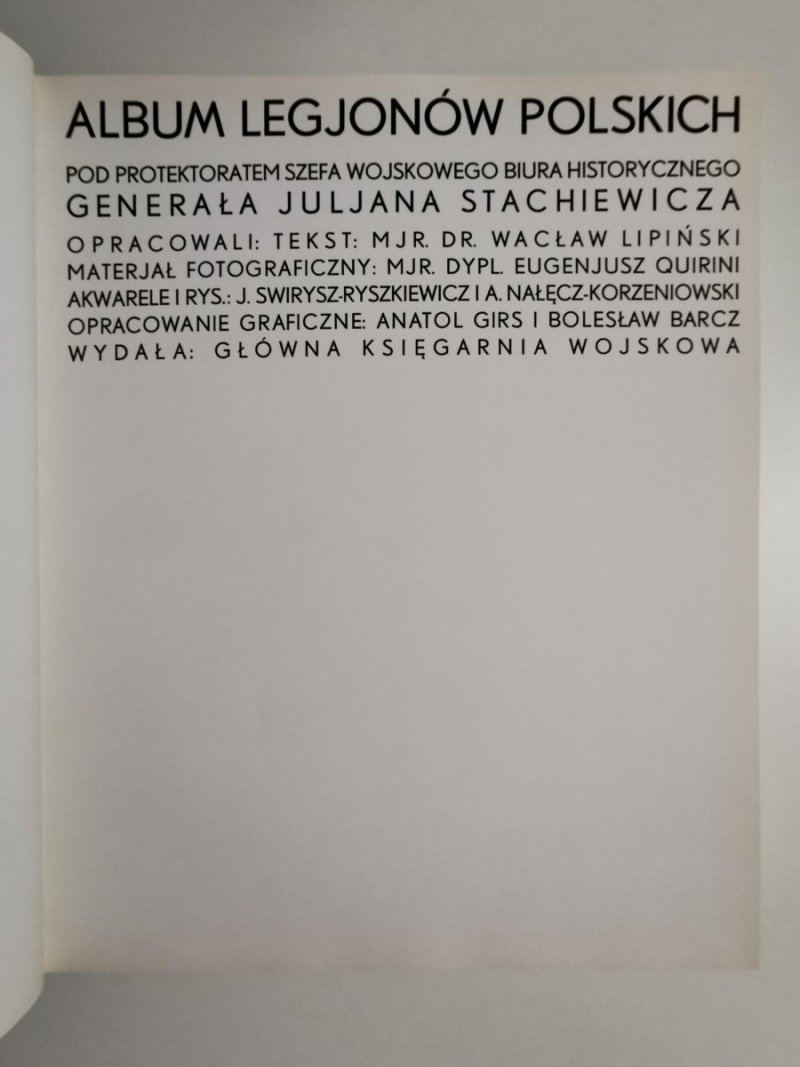 ALBUM LEGIONÓW POLSKICH 2014