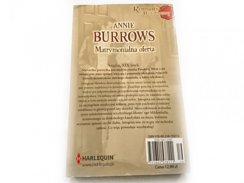 MATRYMONIALNA OFERTA - Annie Burrows 2011