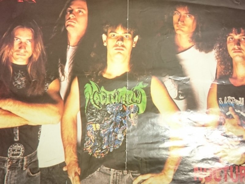 TRASH EM ALL. PLAKAT NOCTURNUS NECROPHOBIC 41 x 29