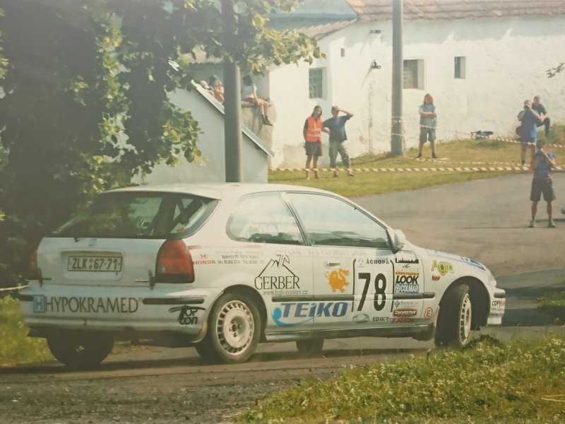 RAJD WRC 2005 ZDJĘCIE NUMER #015 HONDA CIVIC