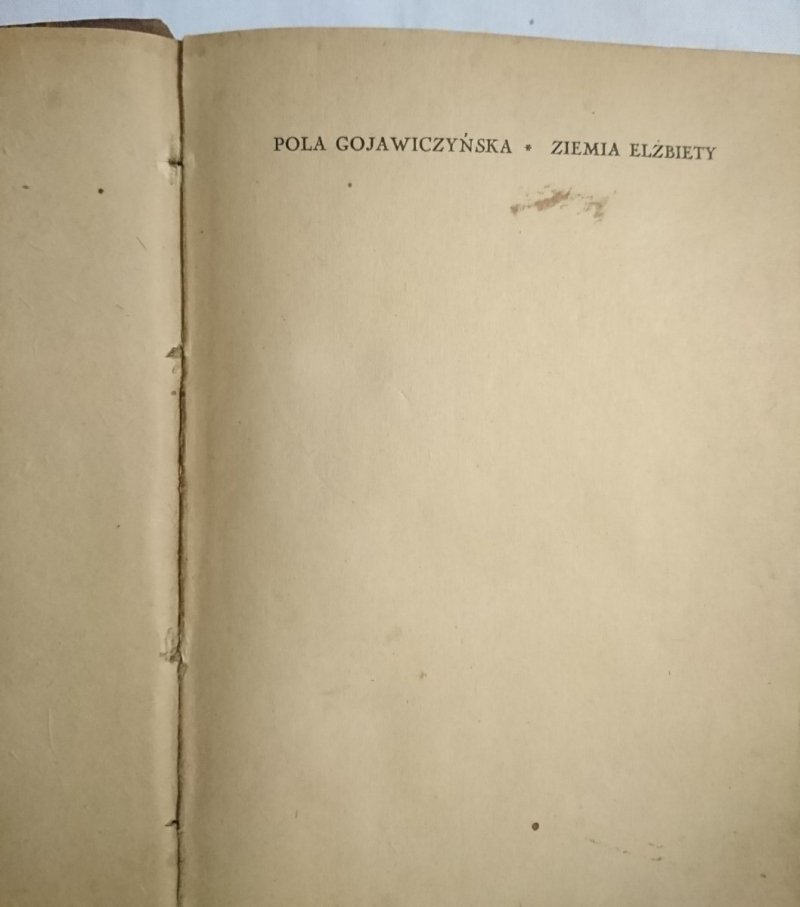ZIEMIA ELŻBIETY - Pola Gojawiczyńska 1947