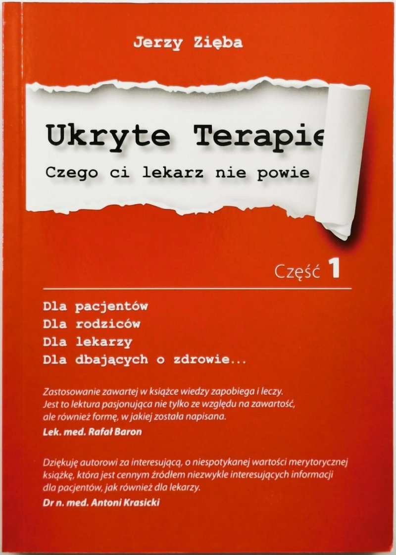 UKRYTE TERAPIE - Jerzy Zięba