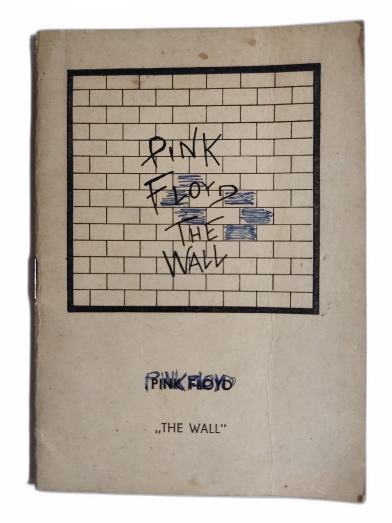 Broszurka. PINK FLOYD THE WALL