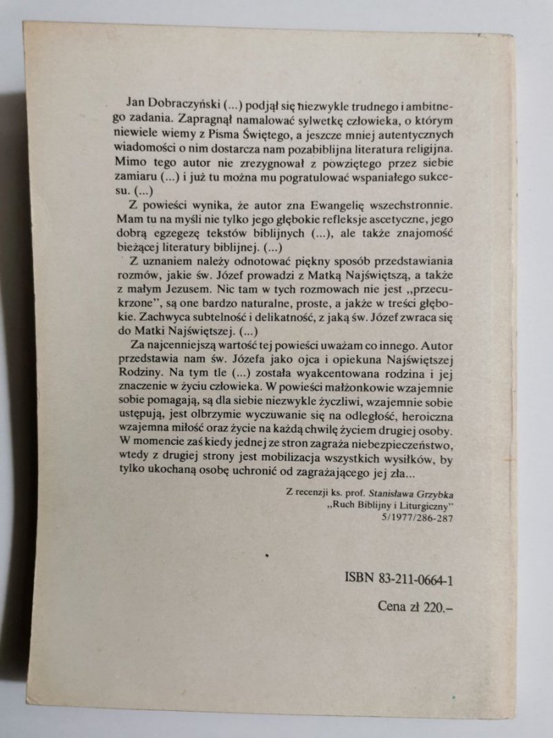 CIEŃ OJCA - Jan Dobraczyński 