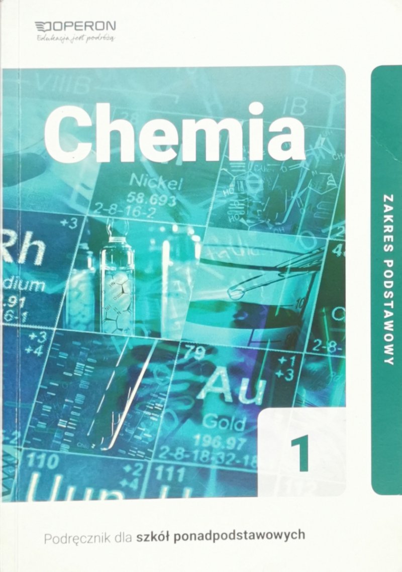CHEMIA 1 PODRĘCZNIK ZP - Irena Bylińska