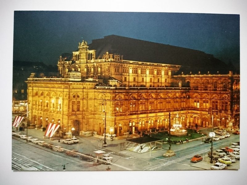 VIENNA. THE OPERA HOUSE BY NIGHT