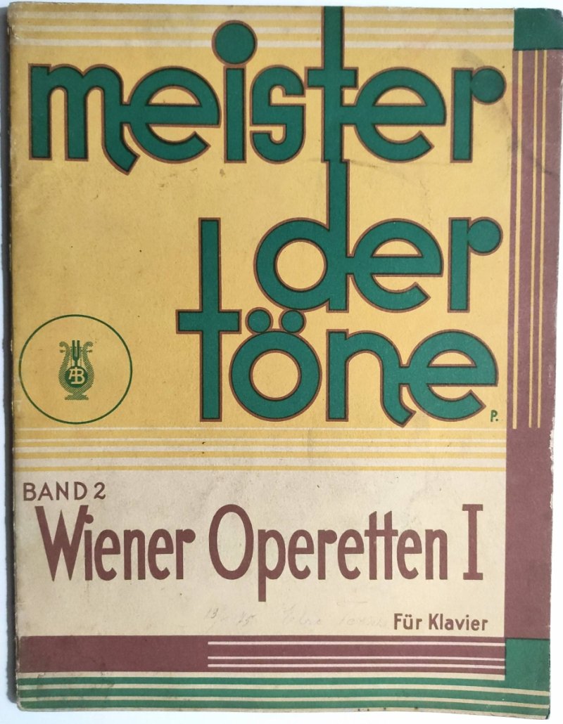 MEISTER DER TONE BAND 2 WIENER OPERETTEN I 1930