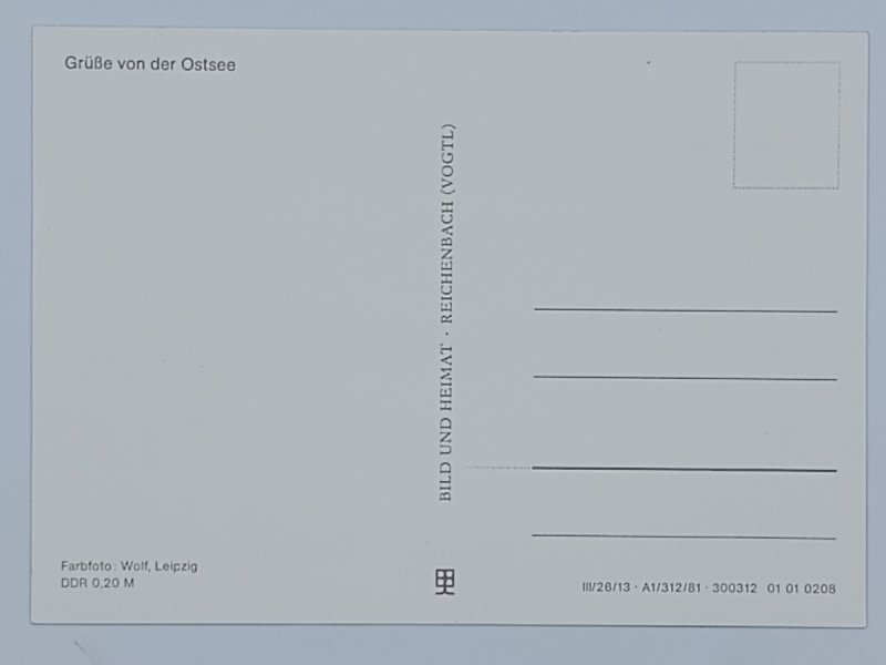 GRUSSE VON DER OSTSEE LEIPZIG JASNE
