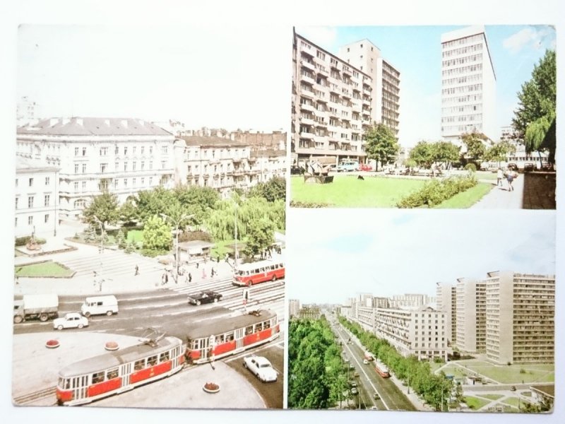 WARSZAWA. ALEJE JEROZOLIMSKIE - WIDOK NA ULICĘ SMOLNĄ I INNE FOT. KRASSOWSKI