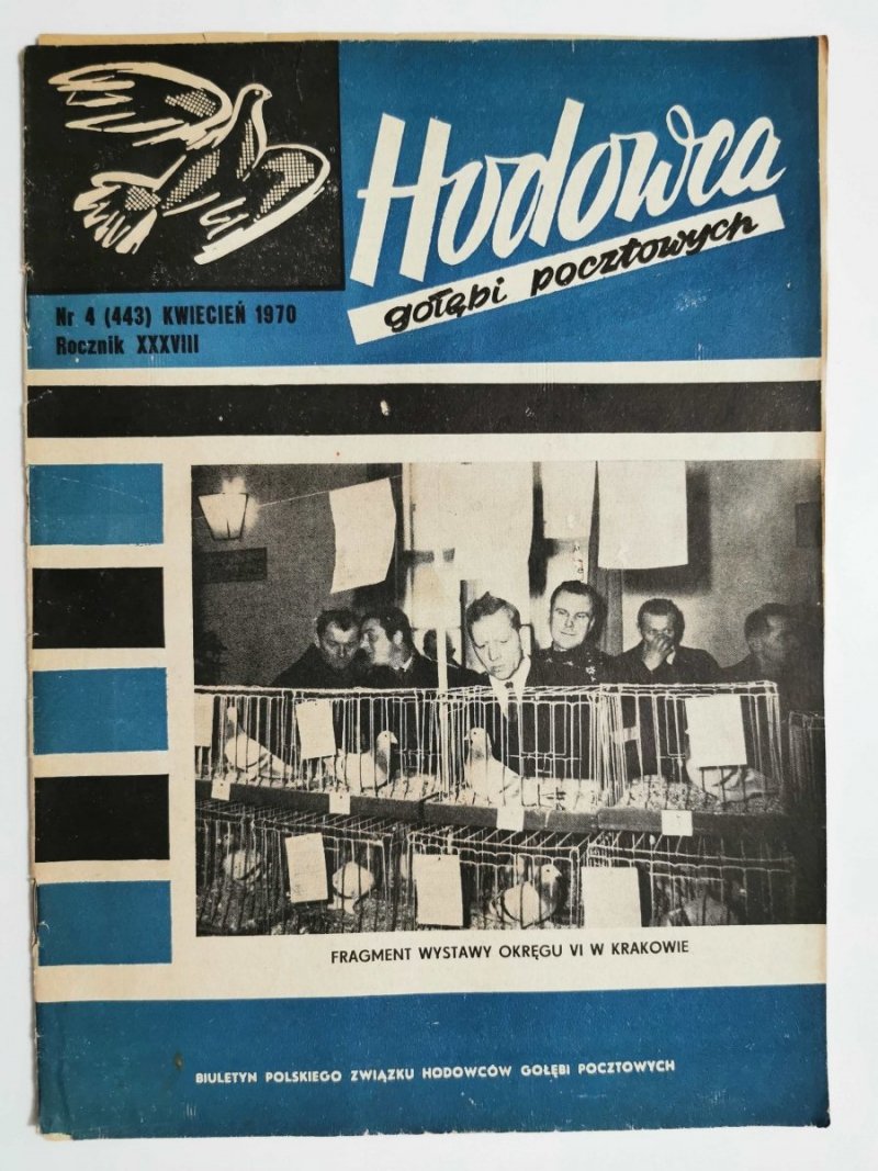 HODOWCA GOŁĘBI POCZTOWYCH NR 4 1970
