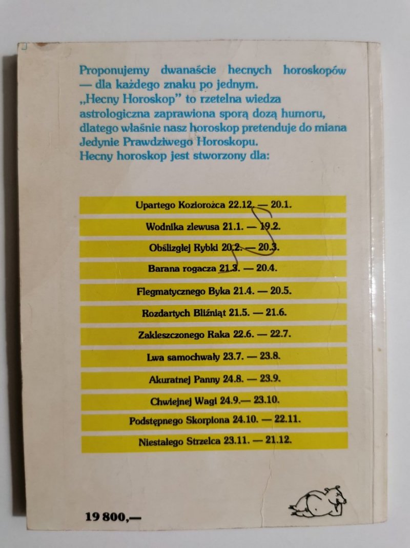 HECNY HOROSKOP ROZDARTYCH BLIŹNIĄT 21.5.-21.6 1990