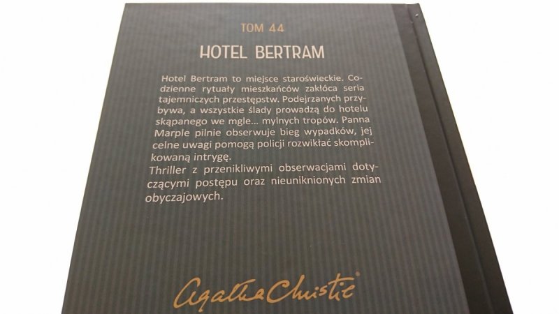 HOTEL BERTRAM - Agatha Christie 2016