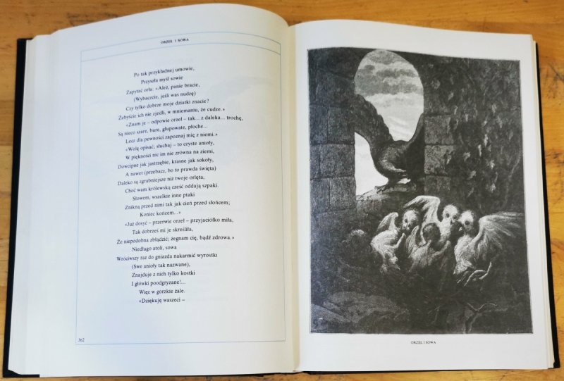 BAJKI Z RYCINAMI GUSTAVE'A DORE - La Fontaine