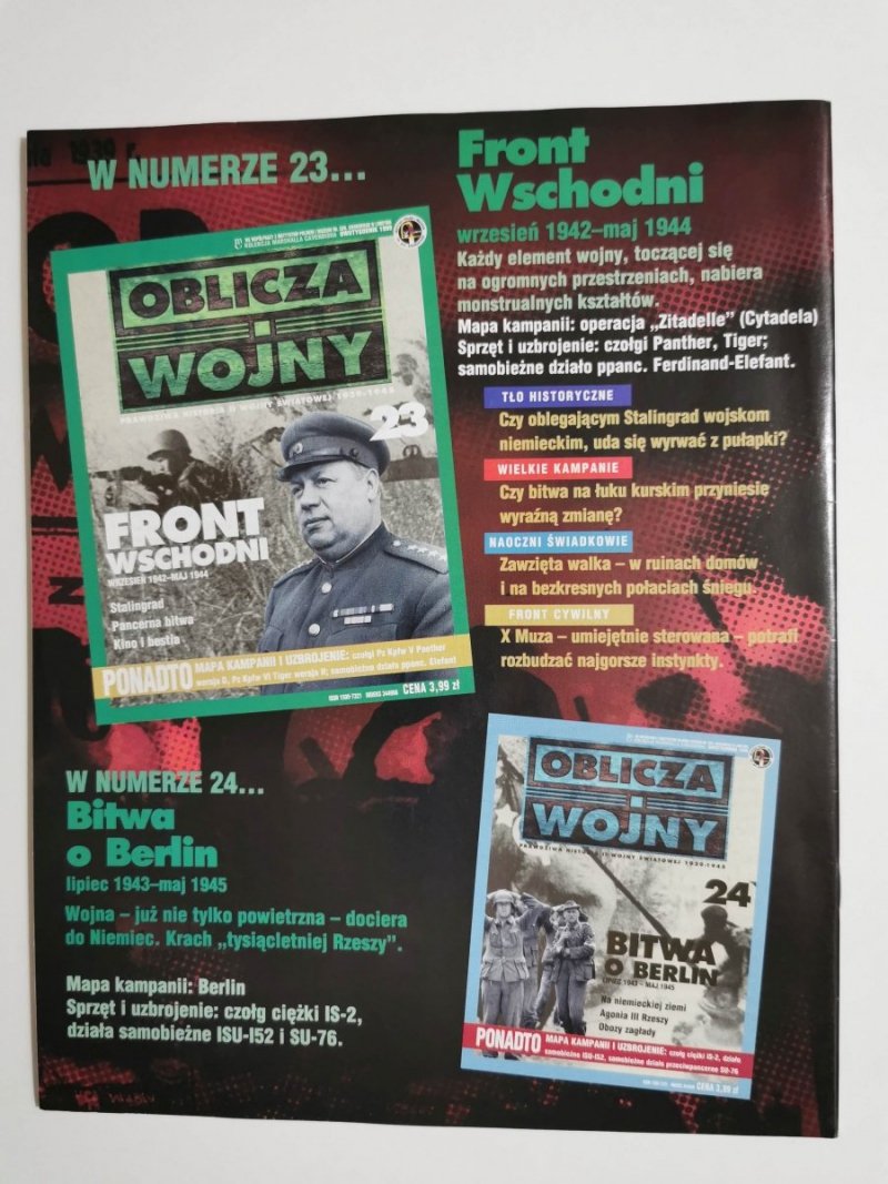 OBLICZA WOJNY NR 22