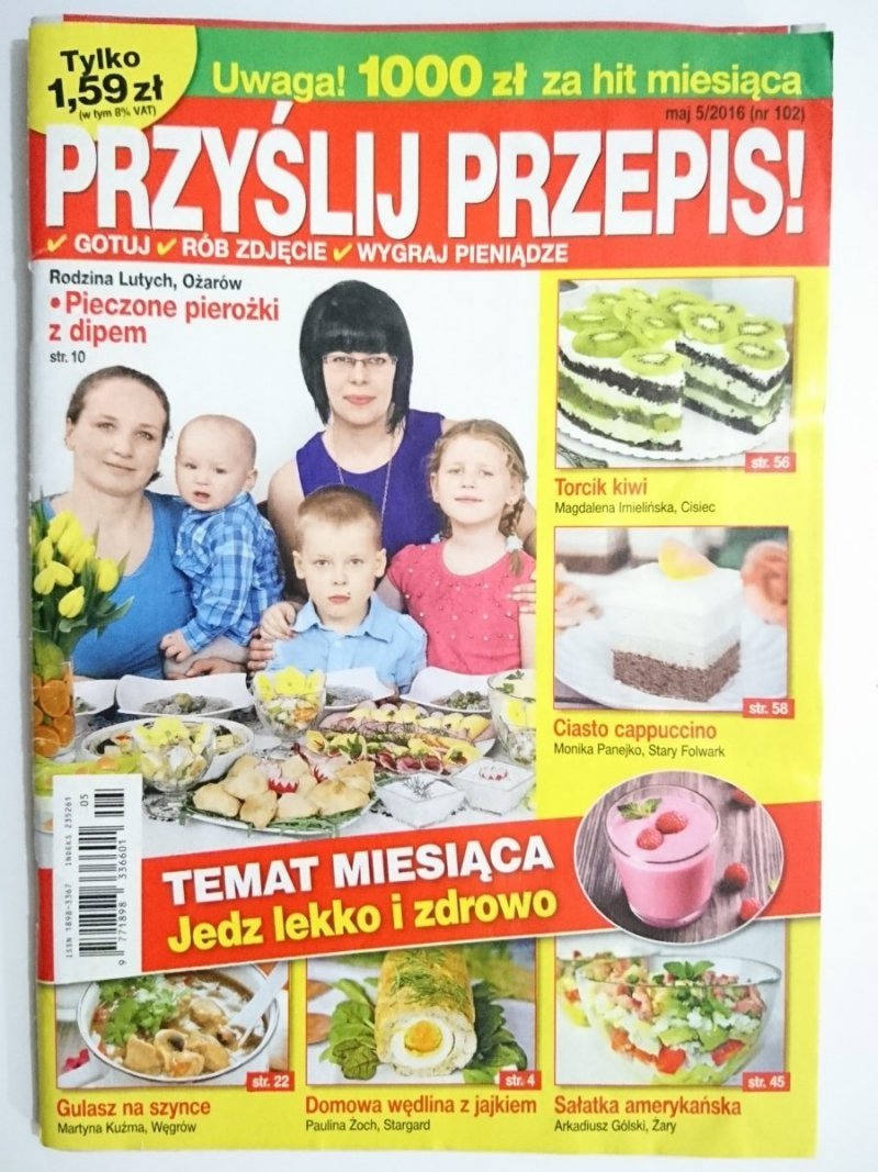 PRZYŚLIJ PRZEPIS 5-2016
