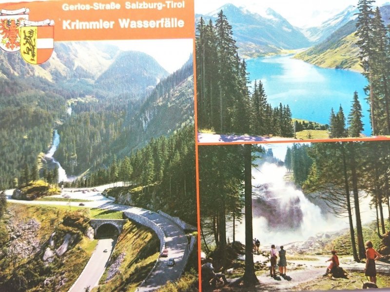 KRIMMLER WASSERFALLE. GERLOS-STRASSE TIROL