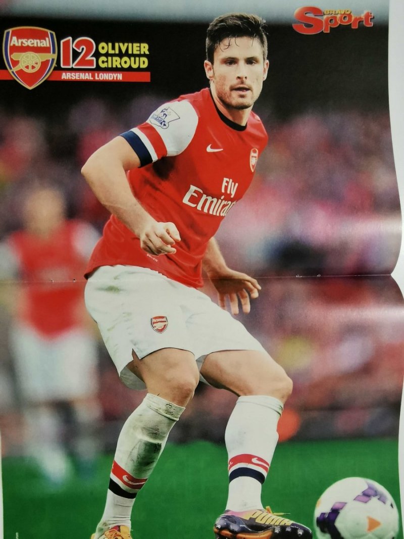 BRAVO SPORT PLAKAT. GORTAT (WIZARDS) OLIVIER GIROUD (ARSENAL)